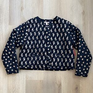 NWT Lucky Brand Quilted Floral Jacketl